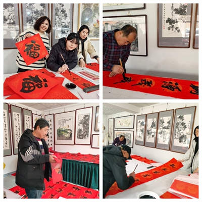 翰墨迎新春 春联送祝福——雄安新区雄县卉影书画艺术工作室开展公益写春联活动(图5) 翰墨迎新春 春联送祝福——雄安新区雄县卉影书画艺术工作室开展公益写春联活动(图5)