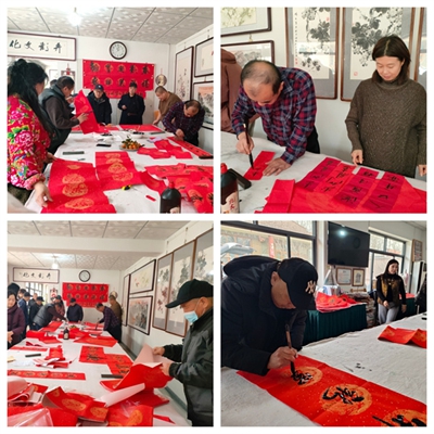 翰墨迎新春 春联送祝福——雄安新区雄县卉影书画艺术工作室开展公益写春联活动(图6) 翰墨迎新春 春联送祝福——雄安新区雄县卉影书画艺术工作室开展公益写春联活动(图6)